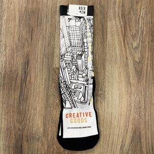NEW Rock Em Time Square Socks
